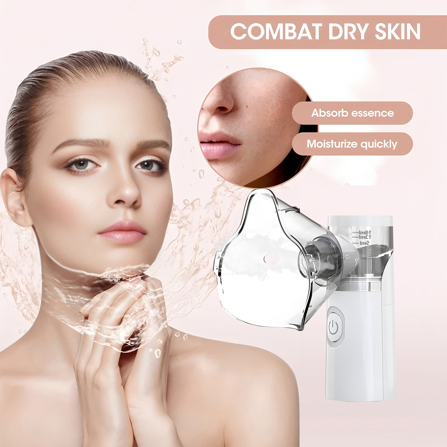 Facial Steamer Nano - Nowy Przenośny Parownik do Twarzy 3