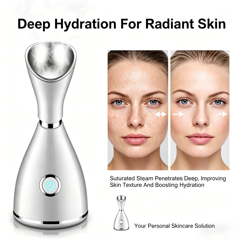 Facial Steamer Nano - Parownica do twarzy 70 ml, nano