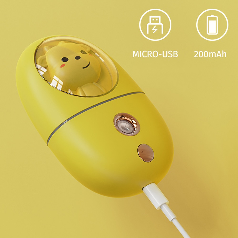 Kreskówkowy mini nawilżacz do  – Facial Steamer Nano recenzja i cena