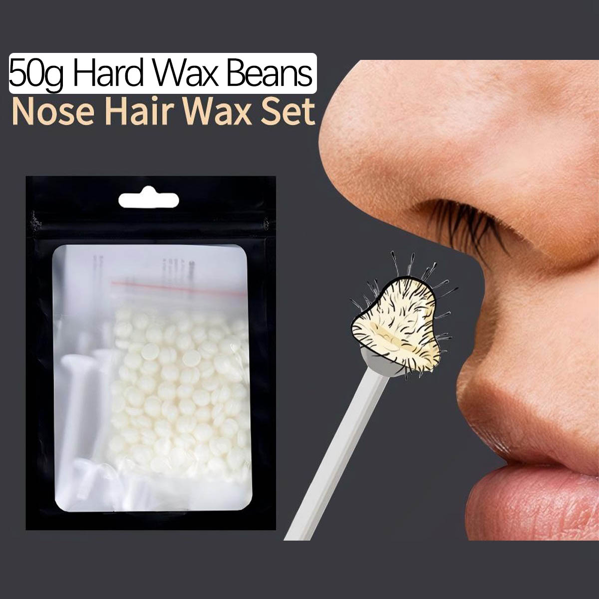 Zestaw do depilacji nosa 50g W – Waxing Kit Home recenzja i cena