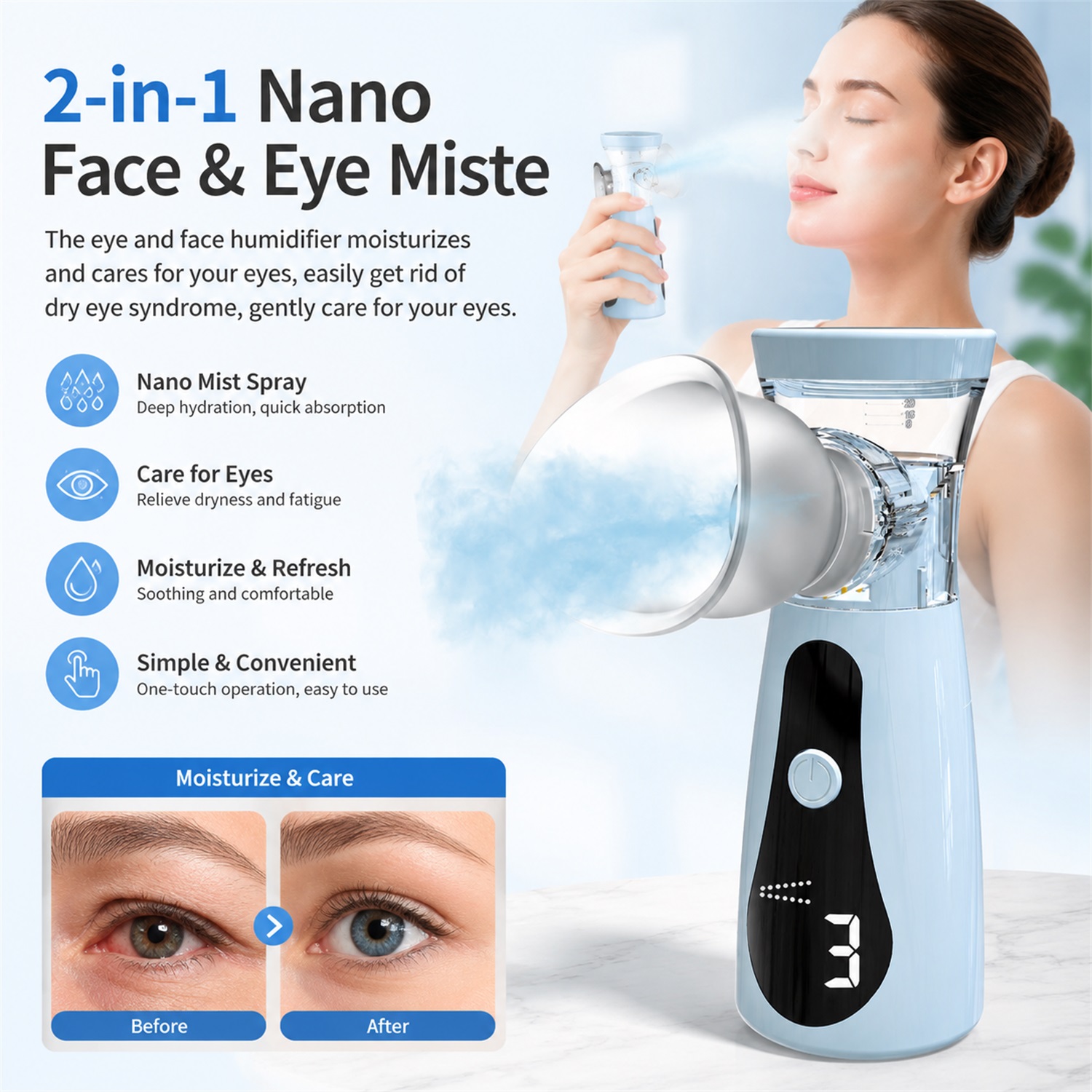Nano Zimny Spray do Twarzy - M – Facial Steamer Nano recenzja i cena